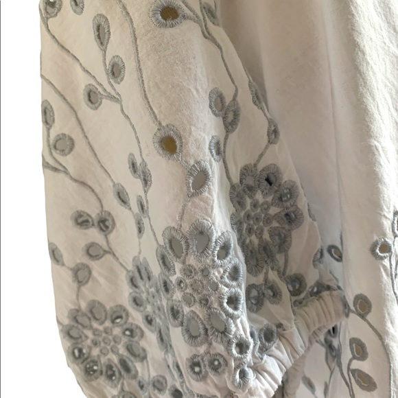 See by Chloe Off The Shoulder Broderie Anglais Blouse Size 6 - Picture 6 of 9